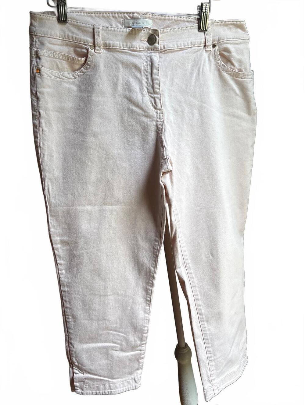 Chico’s Pale Pink Jeans size 2 (L/12)